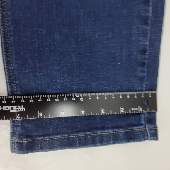 LL Bean Jeans Womens 14 Tall Blue Bean Flex Straight Favorite Fit Denim 32X32 - Picture 10 of 12
